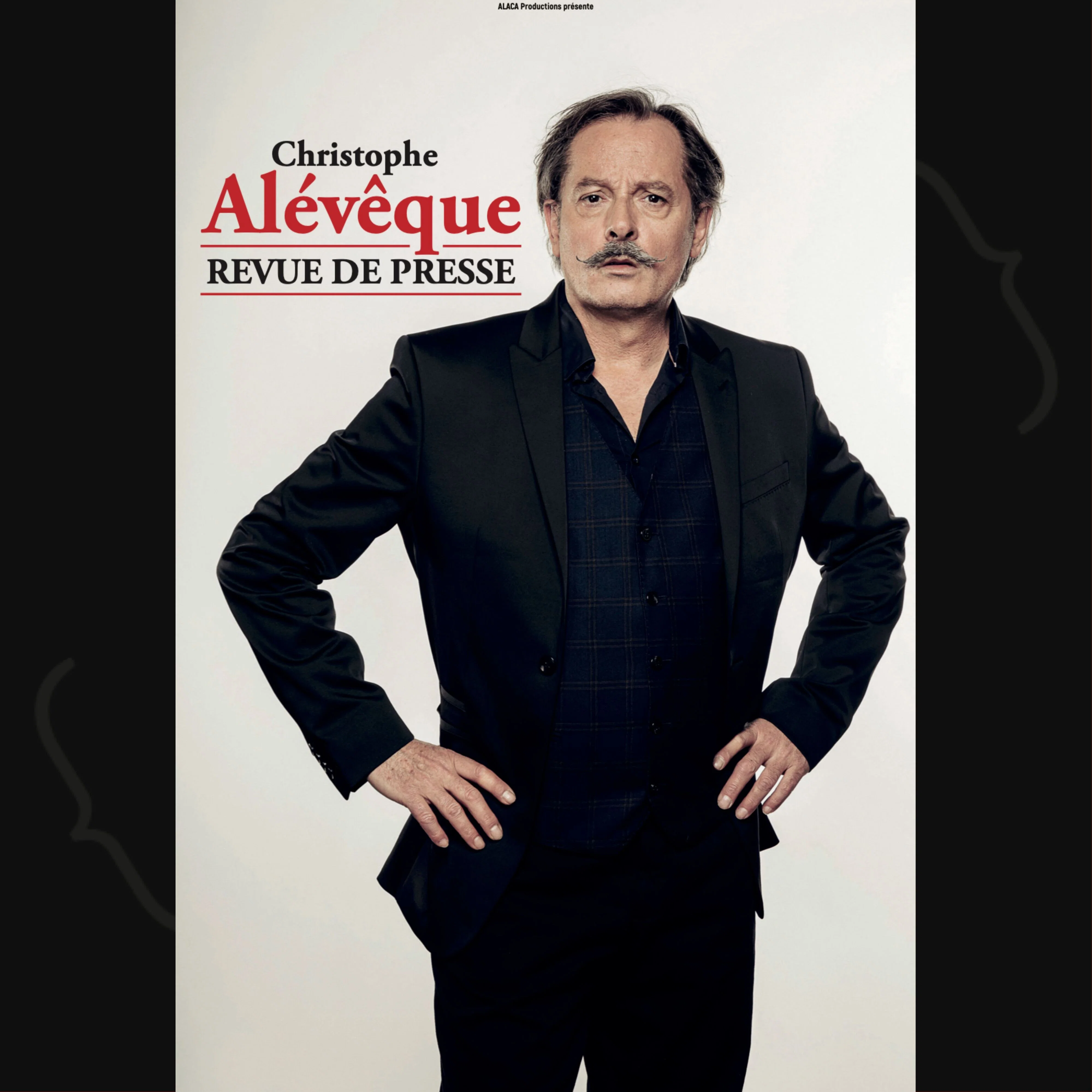 Affiche de Revue de presse avec Christophe Alévêque
