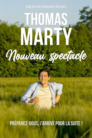 Visuel de spectacle de Thomas Marty