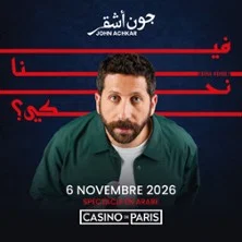Visuel de spectacle de John Achkar