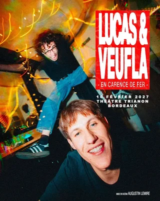 Visuel de spectacle de Lucas et Veufla