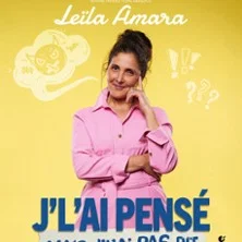 Visuel de spectacle de Leila Amara
