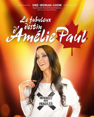 Visuel de spectacle de Amélie Paul