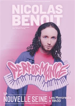 Visuel de spectacle de Nicolas Benoit