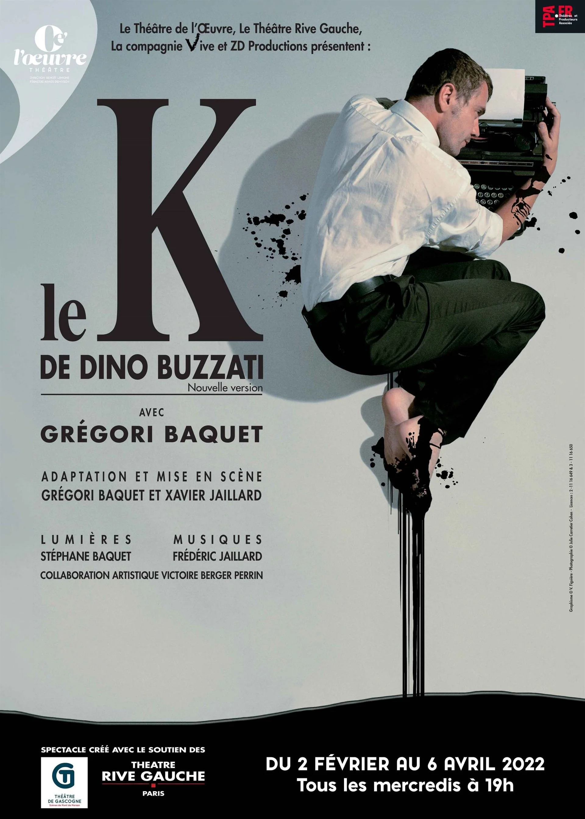 Affiche de On ne voyait que le bonheur avec Grégori Baquet avec Gregori Baquet