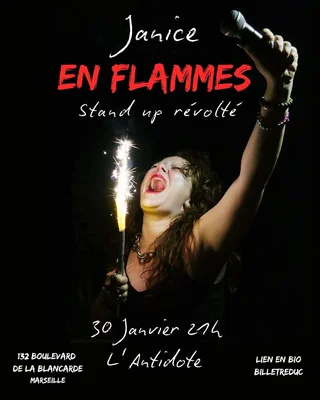 Portrait de Janice en Flammes