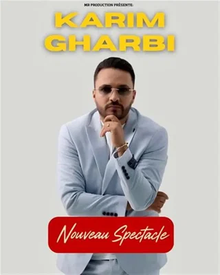 Visuel de spectacle de Karim Gharbi