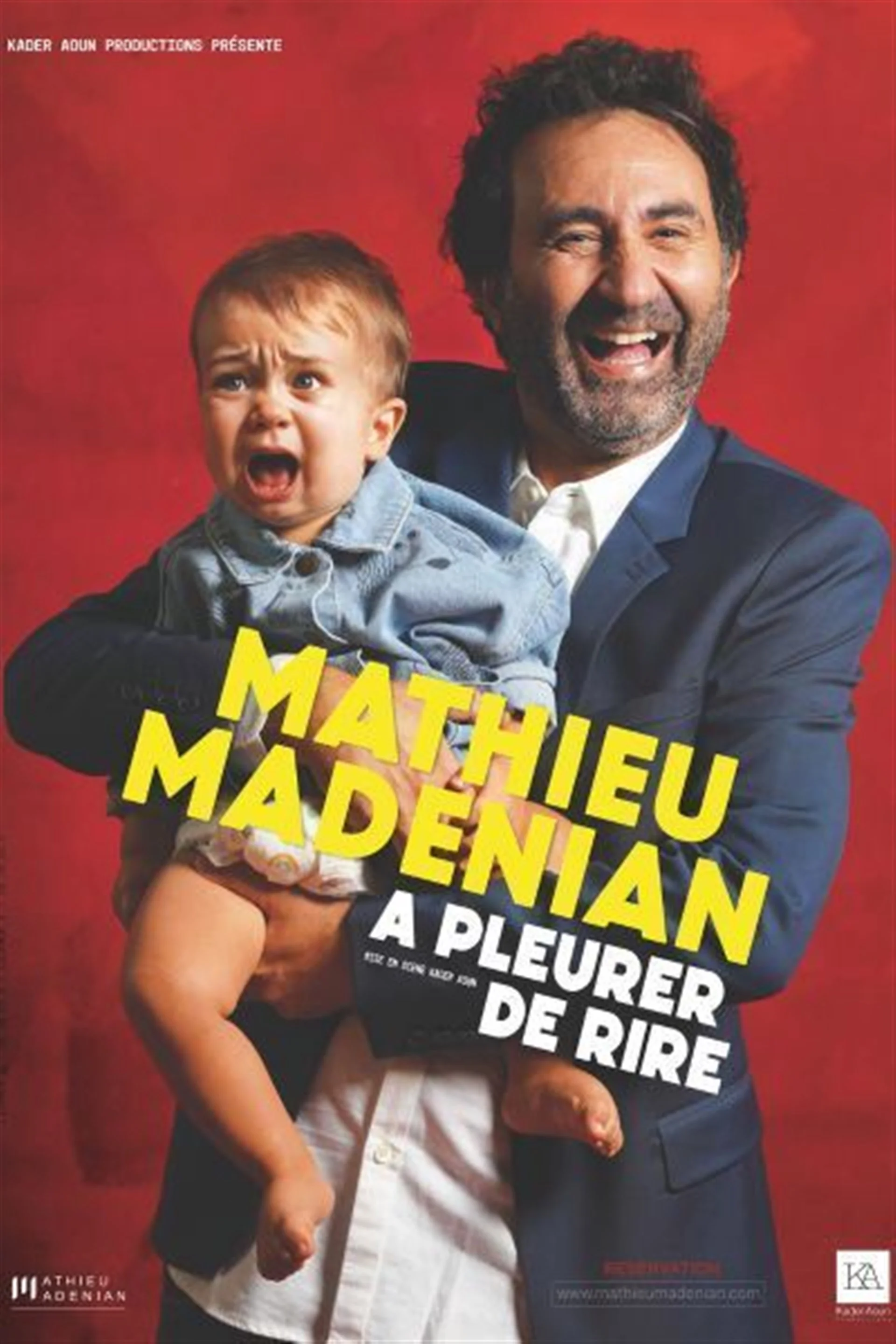 Affiche de Mathieu Madenian dans Un spectacle familial avec Mathieu Madénian
