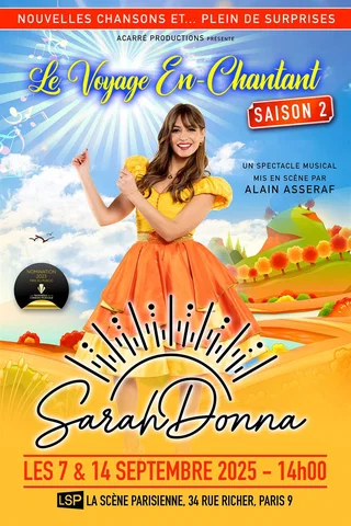 Visuel de spectacle de Sarah Donna