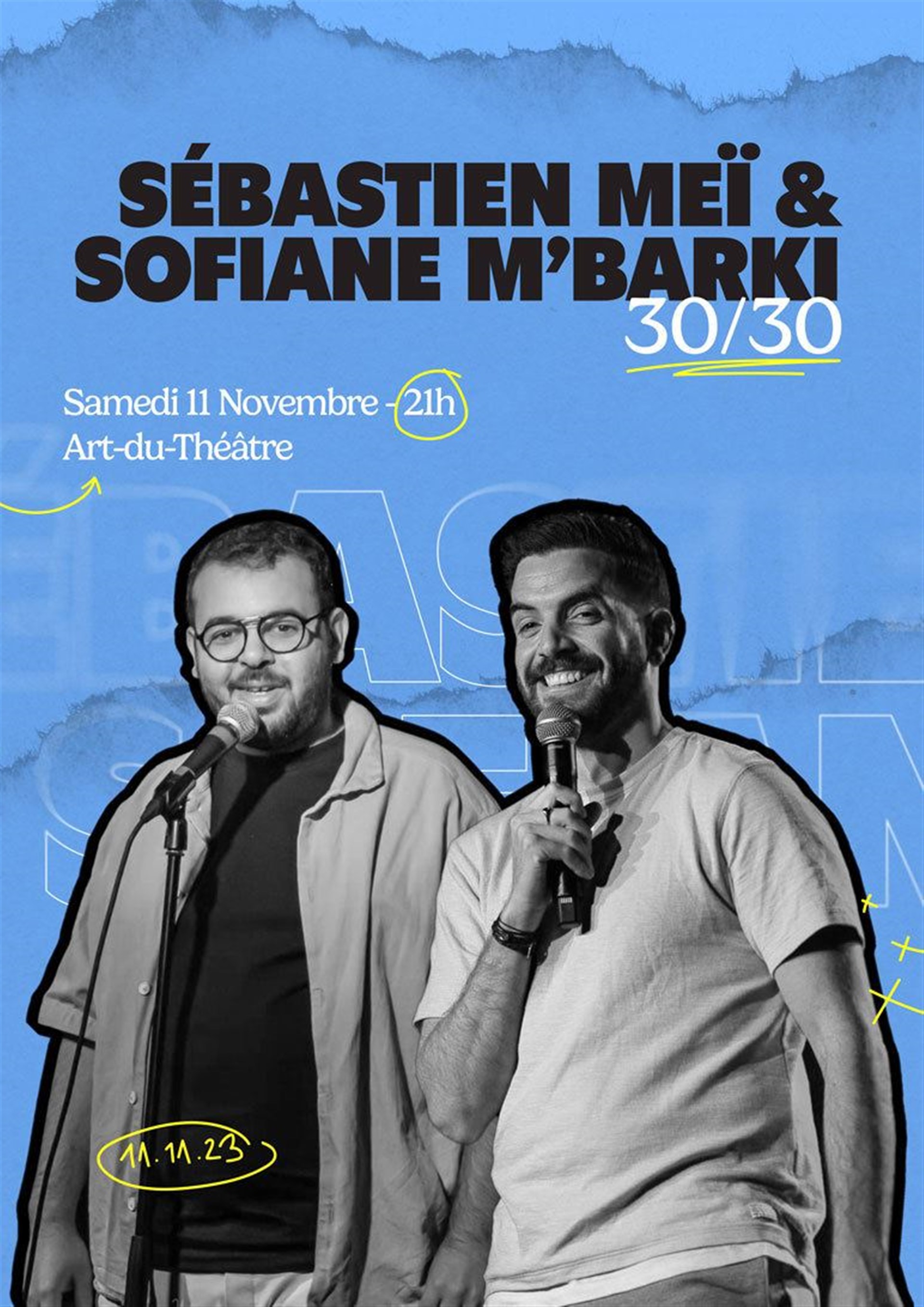 Portrait de Sébastien Meï et Sofiane M'Barki