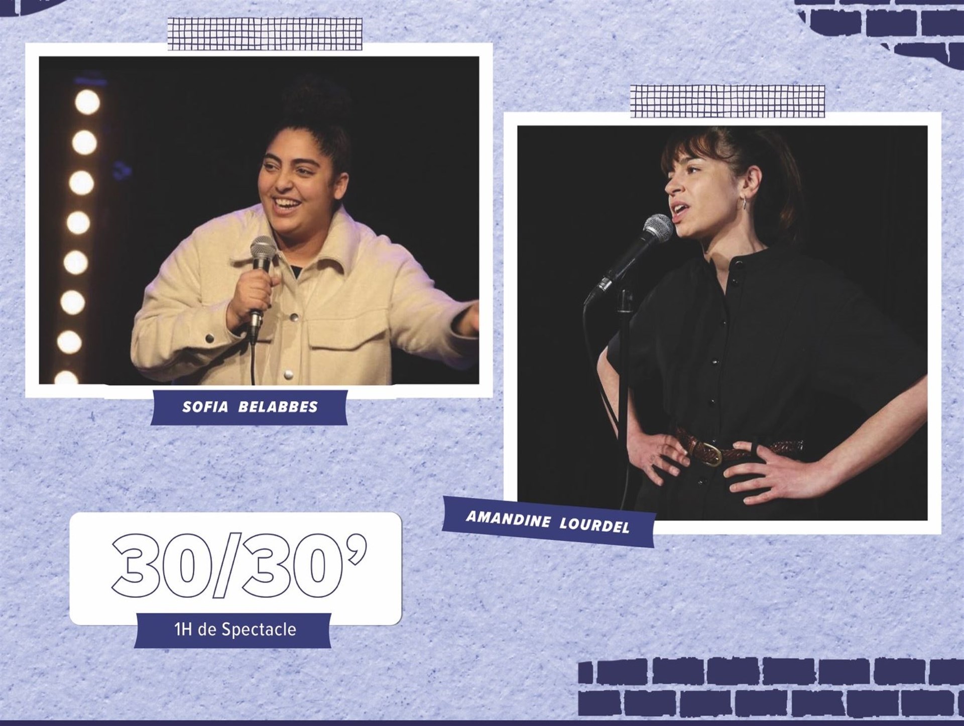 Portrait de Sofia Belabbes et Amandine Lourdel