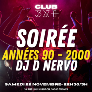 Portrait de Soirée années 90