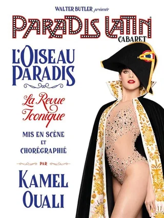Affiche de Paradis Latin revue L'Oiseau Paradis