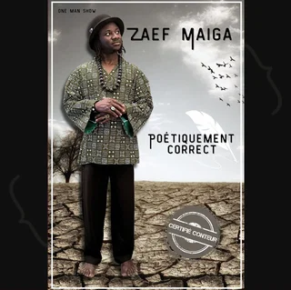 Affiche de Poétiquement Correct - Théâtre Bo Saint-Martin, Paris avec Zaef Maïga