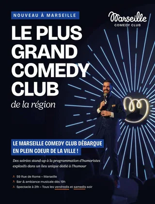 Affiche de Marseille Comedy Club Les samedis