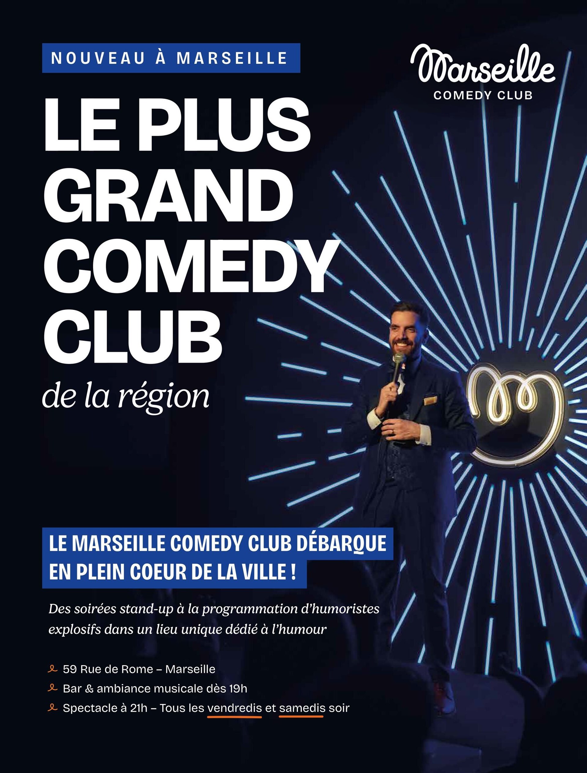 Marseille Comedy Club Les samedis