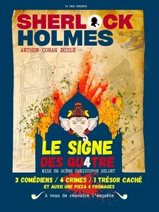 Affiche de Sherlock Holmes et le signe des 4