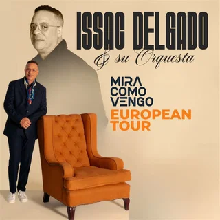 Affiche de Issac Delgado y su Orquesta avec Delgado