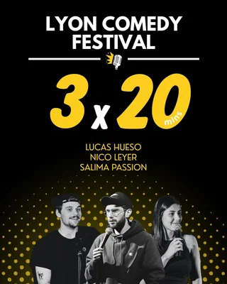 Affiche de Lucas Hueso, Nico Leyer et Salima Passion avec Lucas Hueso