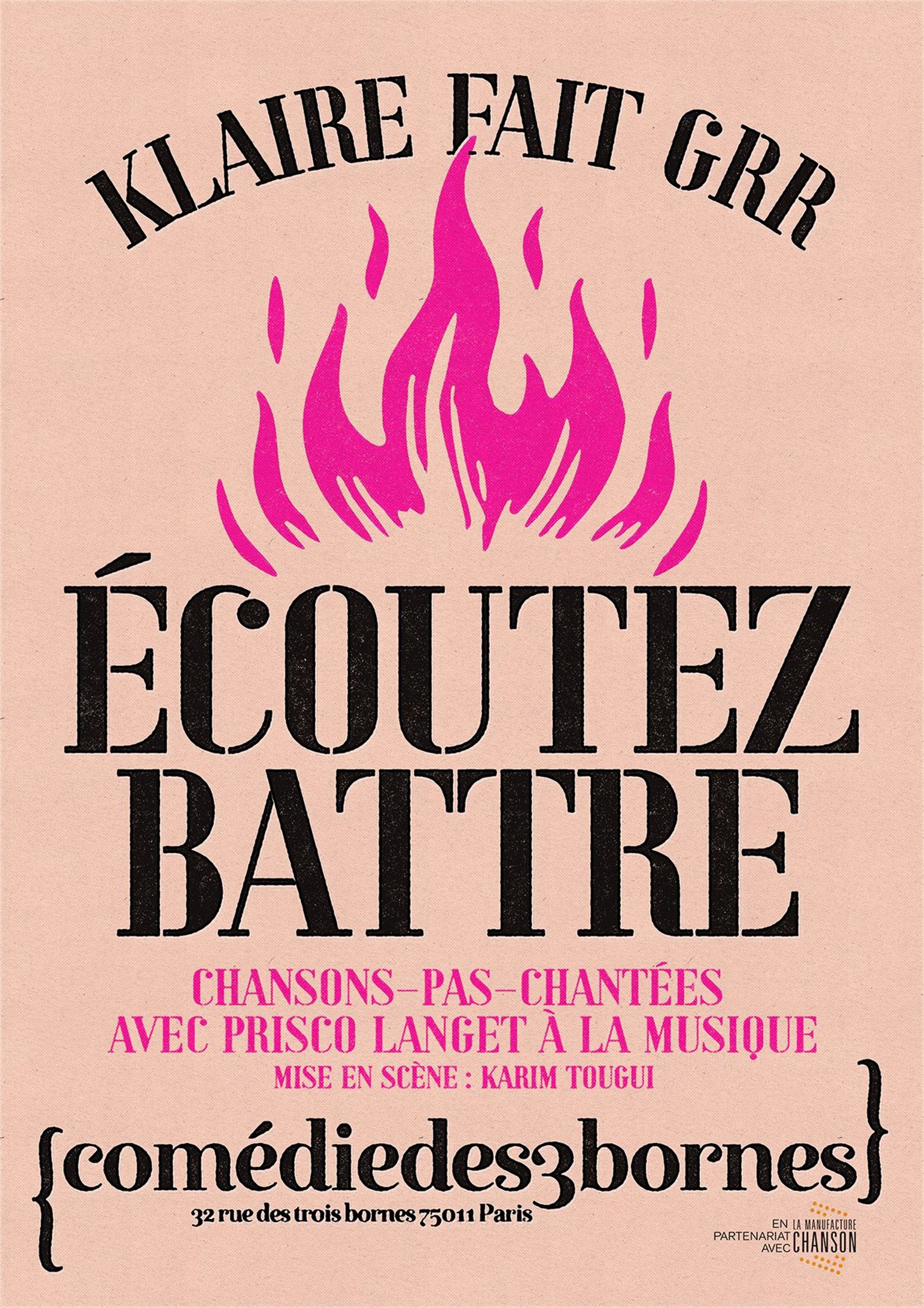 Klaire fait Grr dans Ecoutez battre