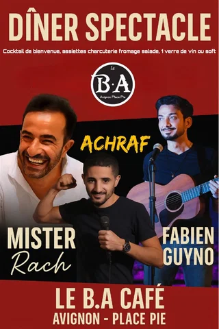 Affiche de Mister Rach, Achraf et Fabien Guyno avec Fabien Guyno