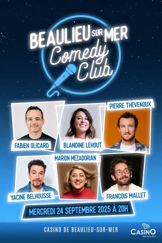 Affiche de Beaulieu sur Mer Comedy Club 2ème édition