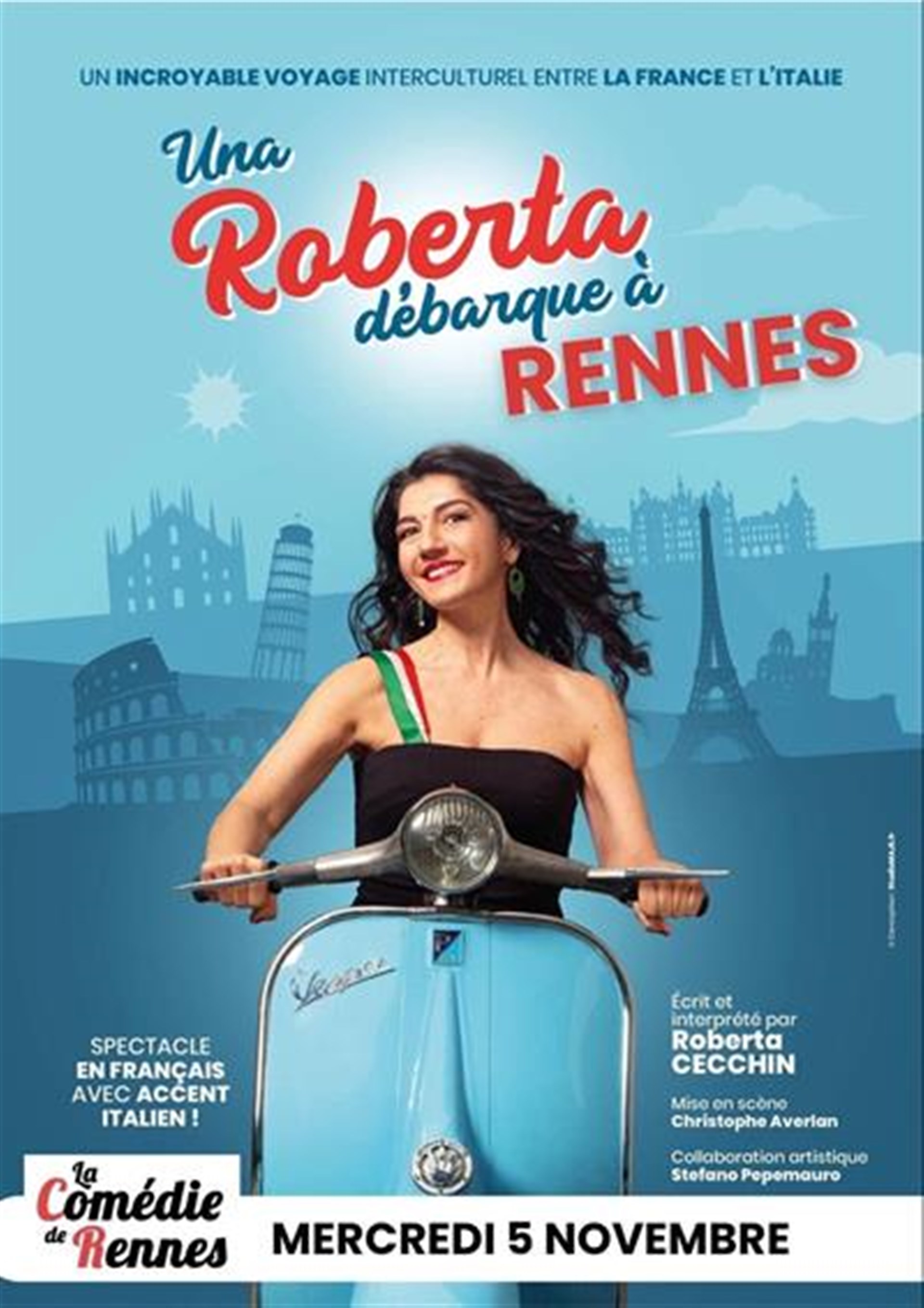Roberta Cecchin dans Una Roberta débarque à Rennes