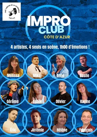 Affiche de Impro Club Côte d'Azur