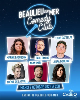 Affiche de Beaulieu sur Mer Comedy Club 3ème édition