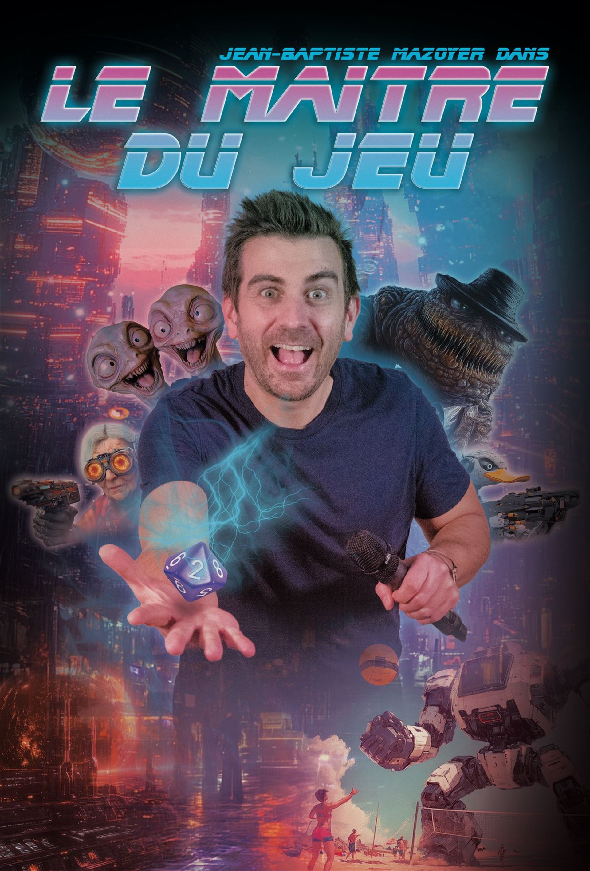 Jean-Baptiste Mazoyer dans Le maître du jeu version science fiction