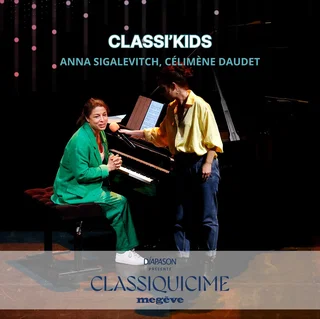 Affiche de Mozart et nous : Fantaisie radiophonique ! - Classi'kids Festival Classiquicime Megève 2026