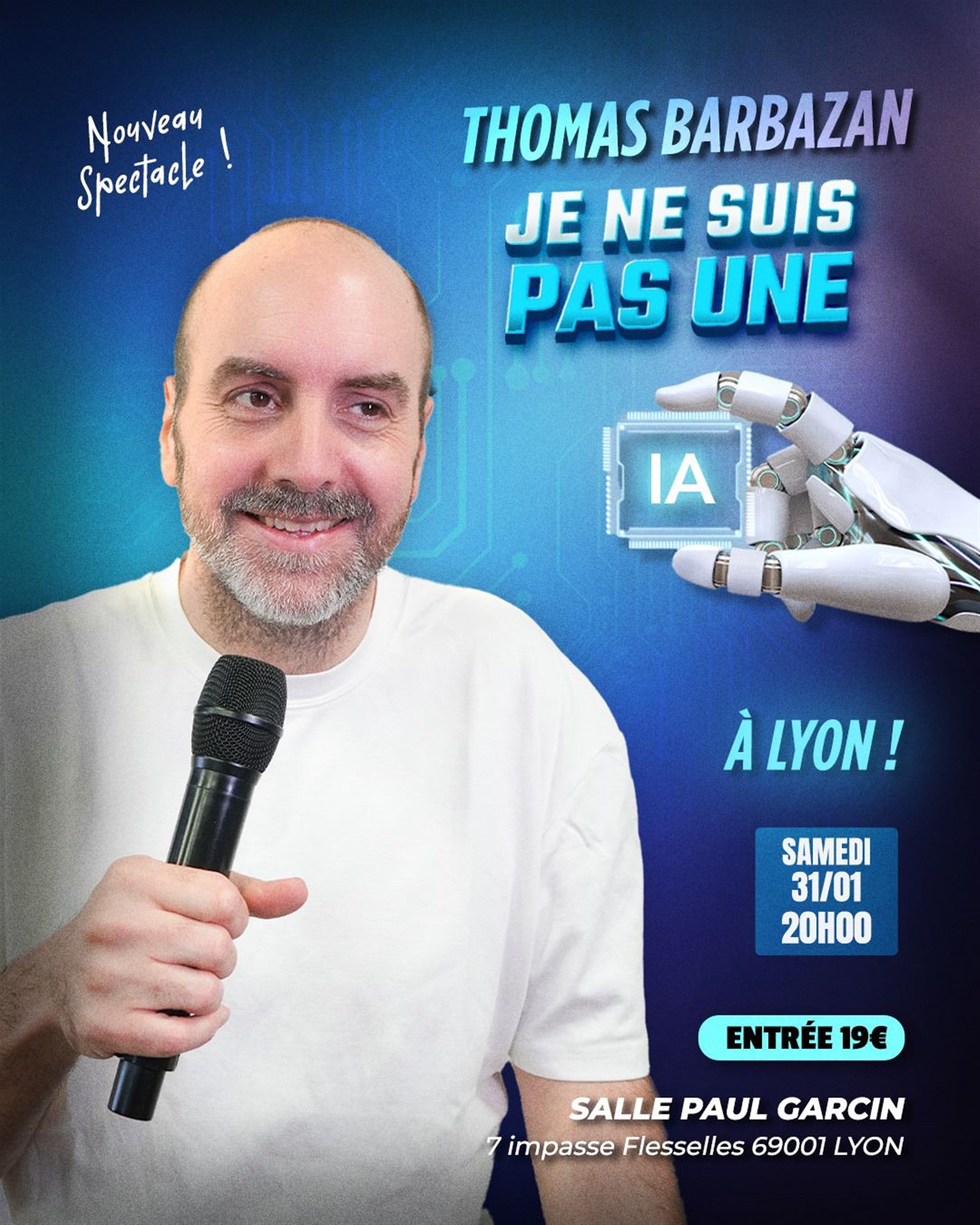 Thomas Barbazan dans Je ne suis pas une IA