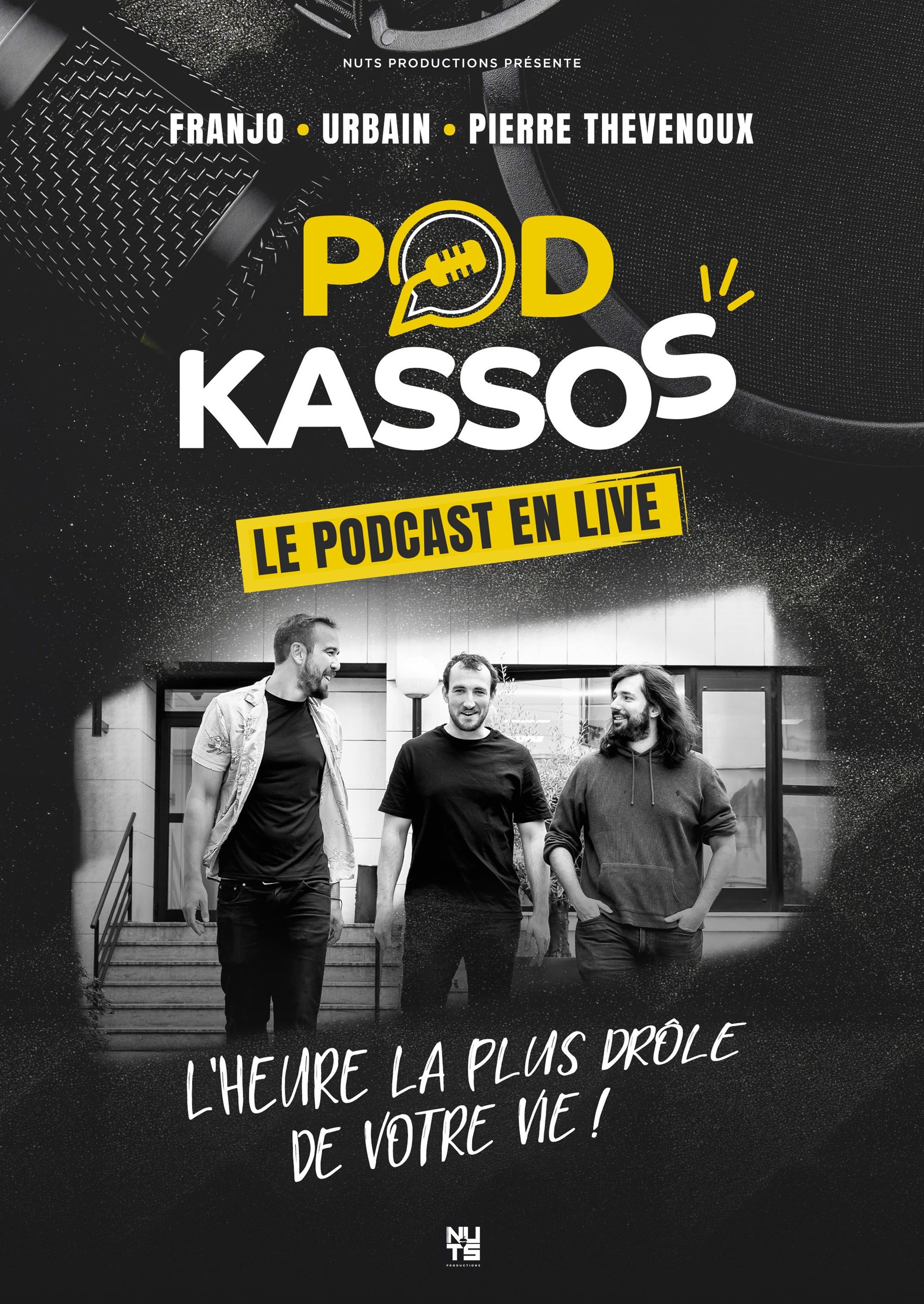 Podkassos, le podcast en live