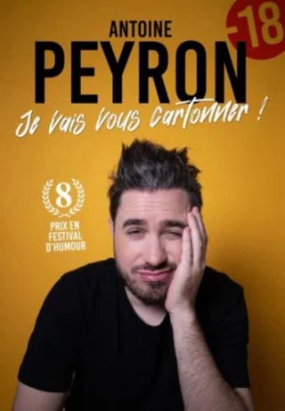 Affiche de je vais vous cartonner ! avec Antoine Peyron