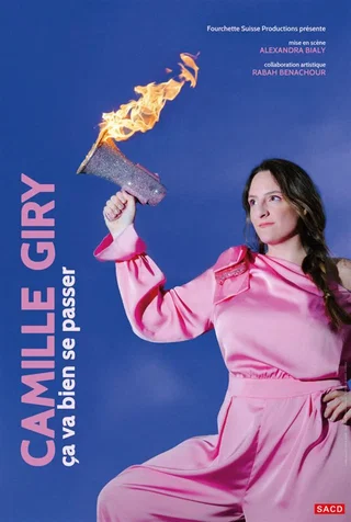 Affiche de ça Va Bien se Passer - la Nouvelle Seine, Paris avec Camille Giry