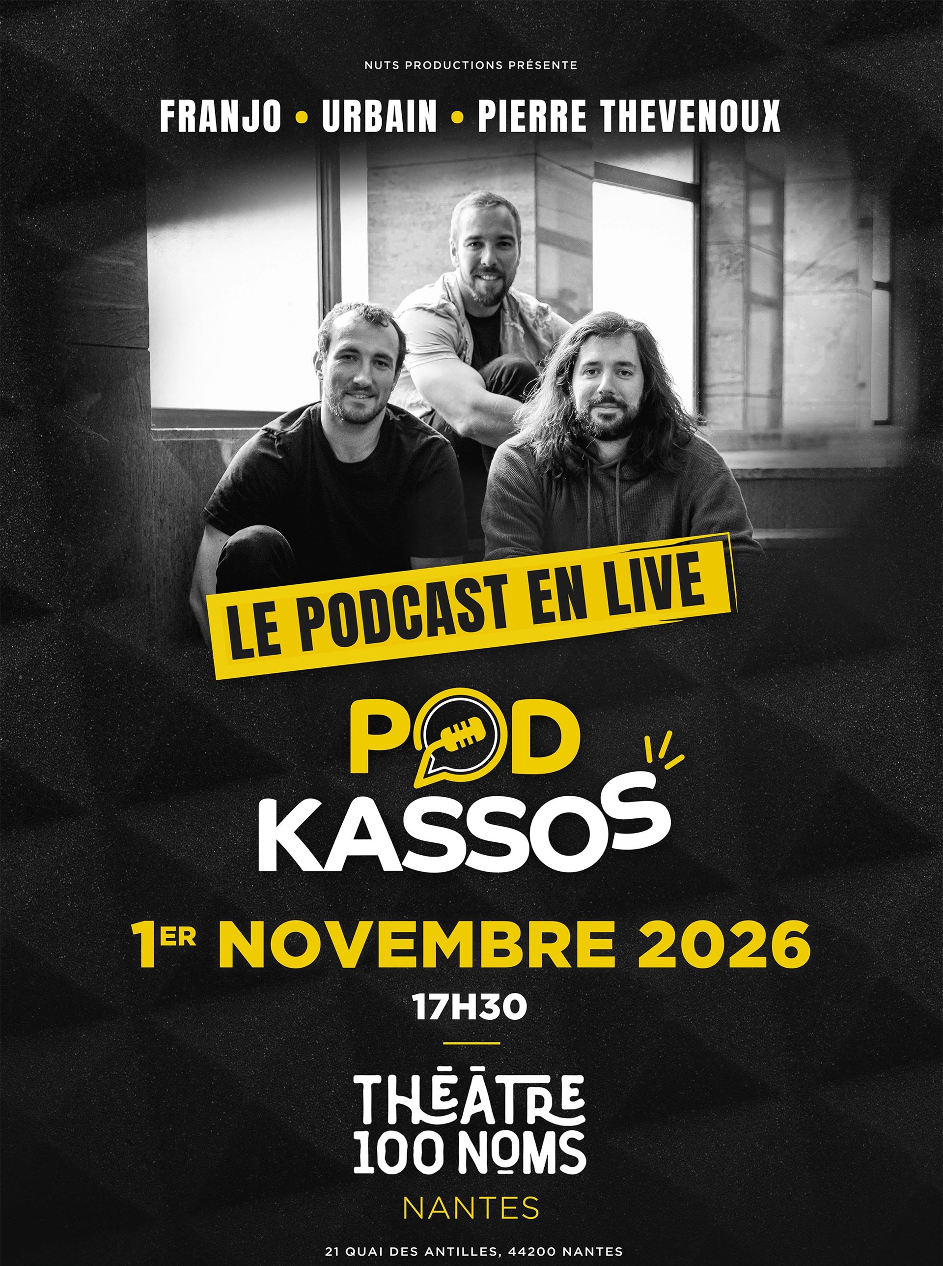 Pod Kassos, le podcast en live