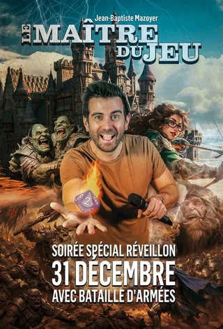 Affiche de Le Maître du jeu Spécial réveillon du Nouvel An avec Jean-Baptiste Mazoyer
