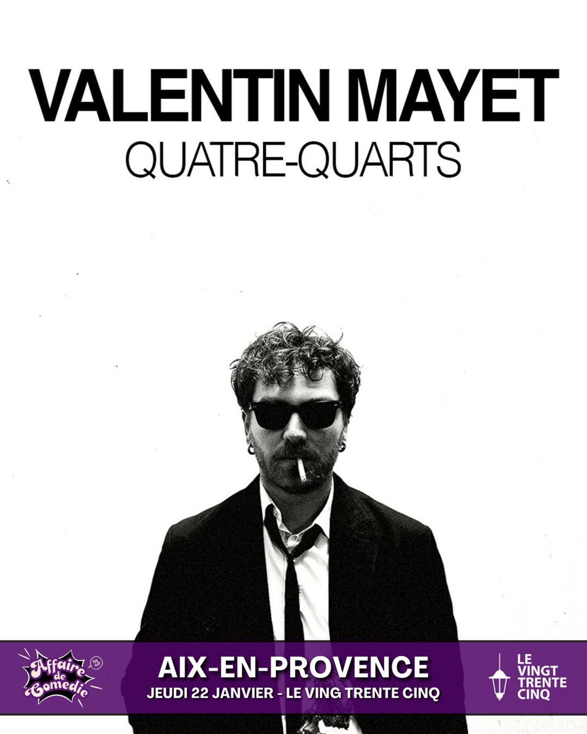 Valentin Mayet dans Quatre-Quarts