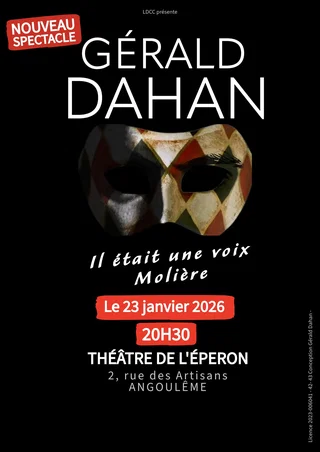 Affiche de Il était une voix... Molière ! avec Gérald Dahan