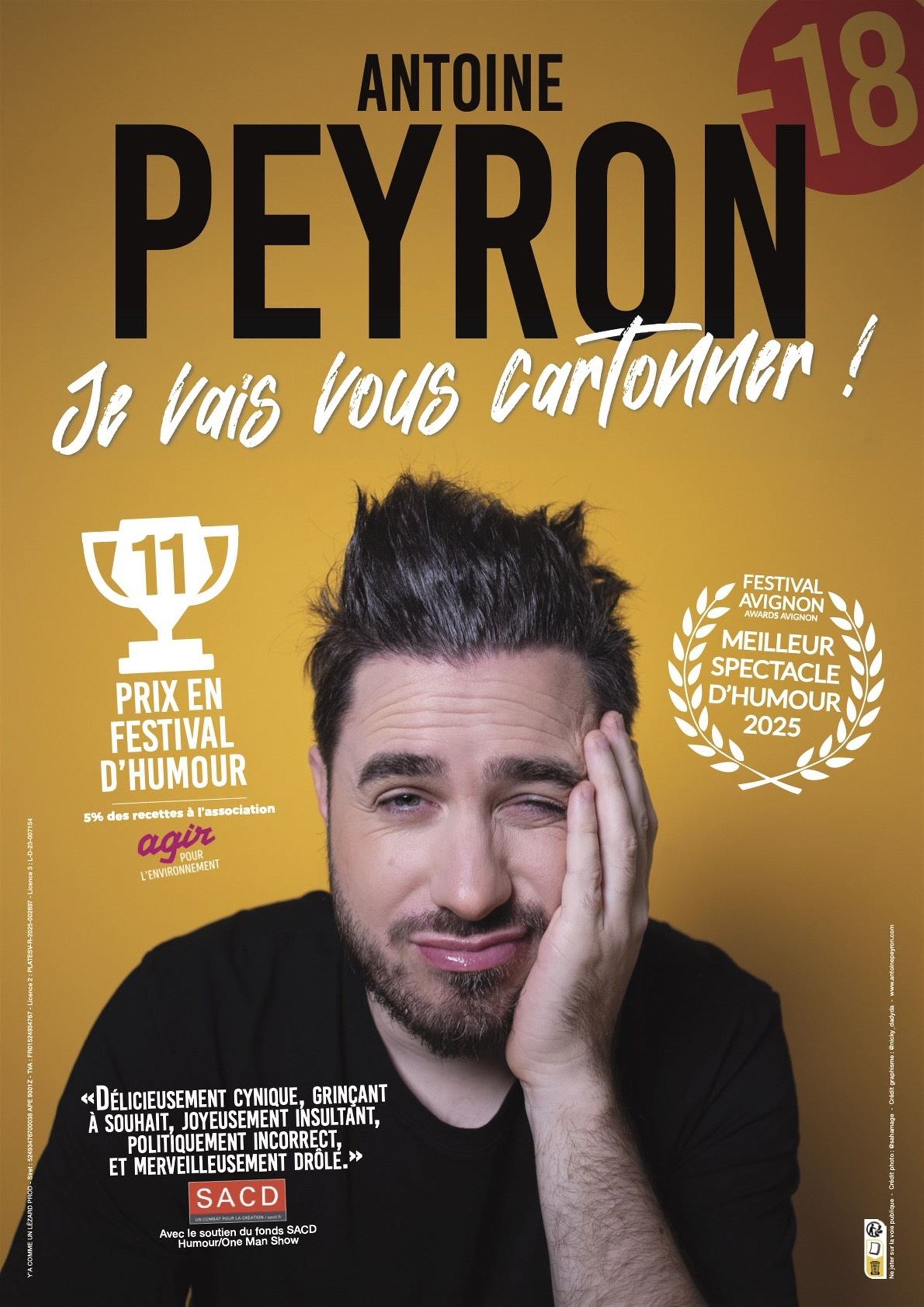 Antoine Peyron dans Je vais vous cartonner !