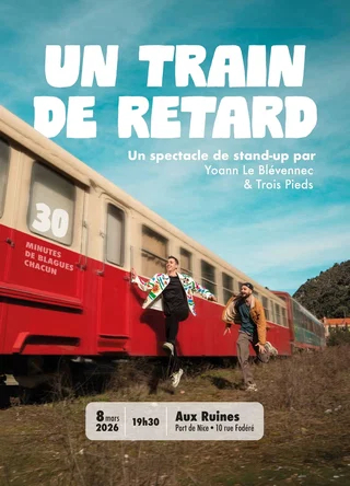 Affiche de Un train de retard