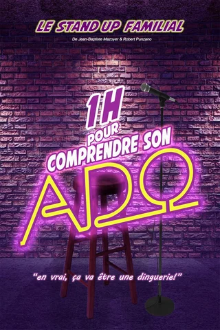 Affiche de 1heure pour comprendre son ado avec Ludovic Moktary