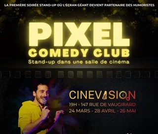 Affiche de Pixel Comedy Club - Stand up avec l'écran de cinéma
