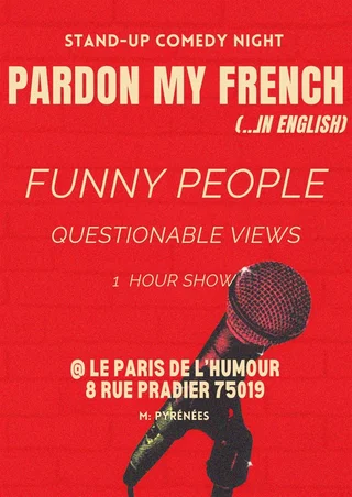 Affiche de Pardon my French