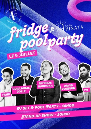 Affiche de Fridge Pool Party à la Casa Hinata