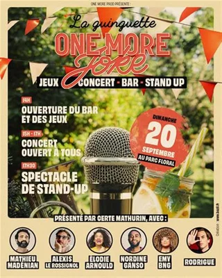 Affiche de One More Joke x Parc Floral