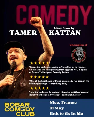 Affiche de A solo show by TAMER KATTAN