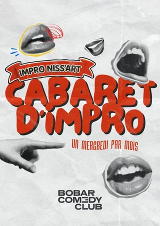 Affiche de Impro Niss'art - Le cabaret