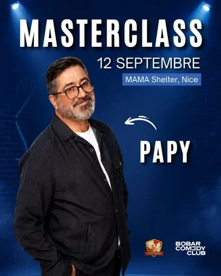 Affiche de La Masterclass d'impro by Papy