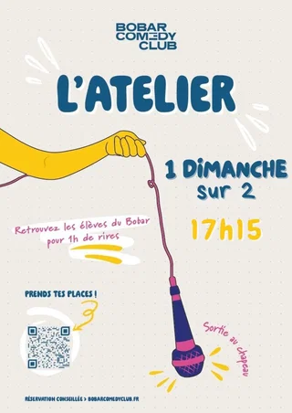 Affiche de L'ATELIER Open MIC
