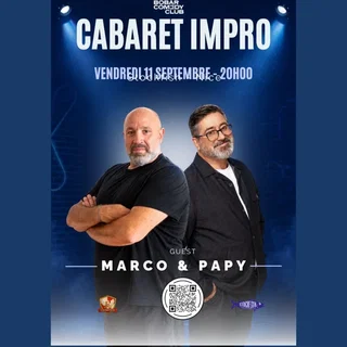 Affiche de Le Cabaret d’impro by Papy et Marco au Stockfish